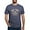 Heather Navy, variant on - Go Big Wolf Creek Men's Deluxe T Shirt - Mens Tri-blend T-Shirt