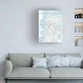 thumbnail image 3 of Melissa Wang 'Baby Blue Textile II' Canvas Art, 3 of 4