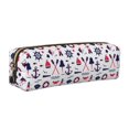 thumbnail image 1 of Fotbe Sailing Marine Travel Estuche para Lápices de Cuero con Estampado, Estuche con Cremallera Resistente, Organizador Compacto y Elegante para Papelería, 1 of 7