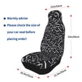 thumbnail image 4 of Sikiie Numbers Car Seat Protector 2 Pack Car Seat Cushion Mat, Car Seat Covers for SUV, Truck, Van, 4 of 7