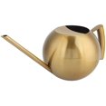 thumbnail image 2 of Sprinkle Stainless Steel Watering can Pot 1000ml(Golden) Golden -, 2 of 8