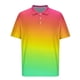 thumbnail image 5 of Blusa y camisa de manga corta con cuello vuelto para hombre, informal, de moda, de color liso, con botones, solapa y hebilla de gancho, camiseta de manga corta de poliéster para hombre., 5 of 5