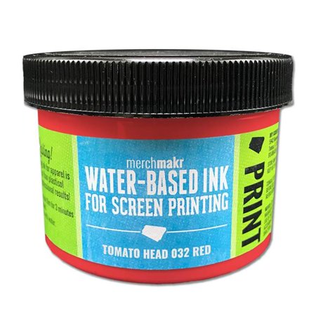Merchmakr MM-WBTH032-8OZ 80 oz Water-Based Ink for Screen Printing, Tomato Head 032 (Best Water Based Screen Printing Ink)