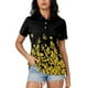 thumbnail image 1 of Fiudx Camisas de Mujer Blusa con Botones y Cuello Vuelto de Manga Corta con Estampado Cómodo E Informal para Mujer a La Moda, 1 of 5