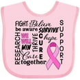 thumbnail image 3 of Inktastic Breast Cancer- Together We Will Win Boys or Girls Baby Bib, 3 of 4