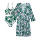 thumbnail image 1 of Gibobby Conjunto de bikini para mujer Bikinis de cintura alta para mujer, conjunto de Bikini Sexy de 3 piezas, traje de baño para cubrir, traje de baño d(Verde,G), 1 of 5