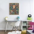 thumbnail image 3 of Stupell Industries Eclectic Exotic Leaf Pattern Giraffe Gold Floating Frame Canvas Art, 17 x 21, by Lisa R Dumm, 3 of 8