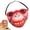 B, variant on Scary Mask for Dogs, Head Realistic Masks, Latex Pet Face Costume for Small & Medium Dogs
