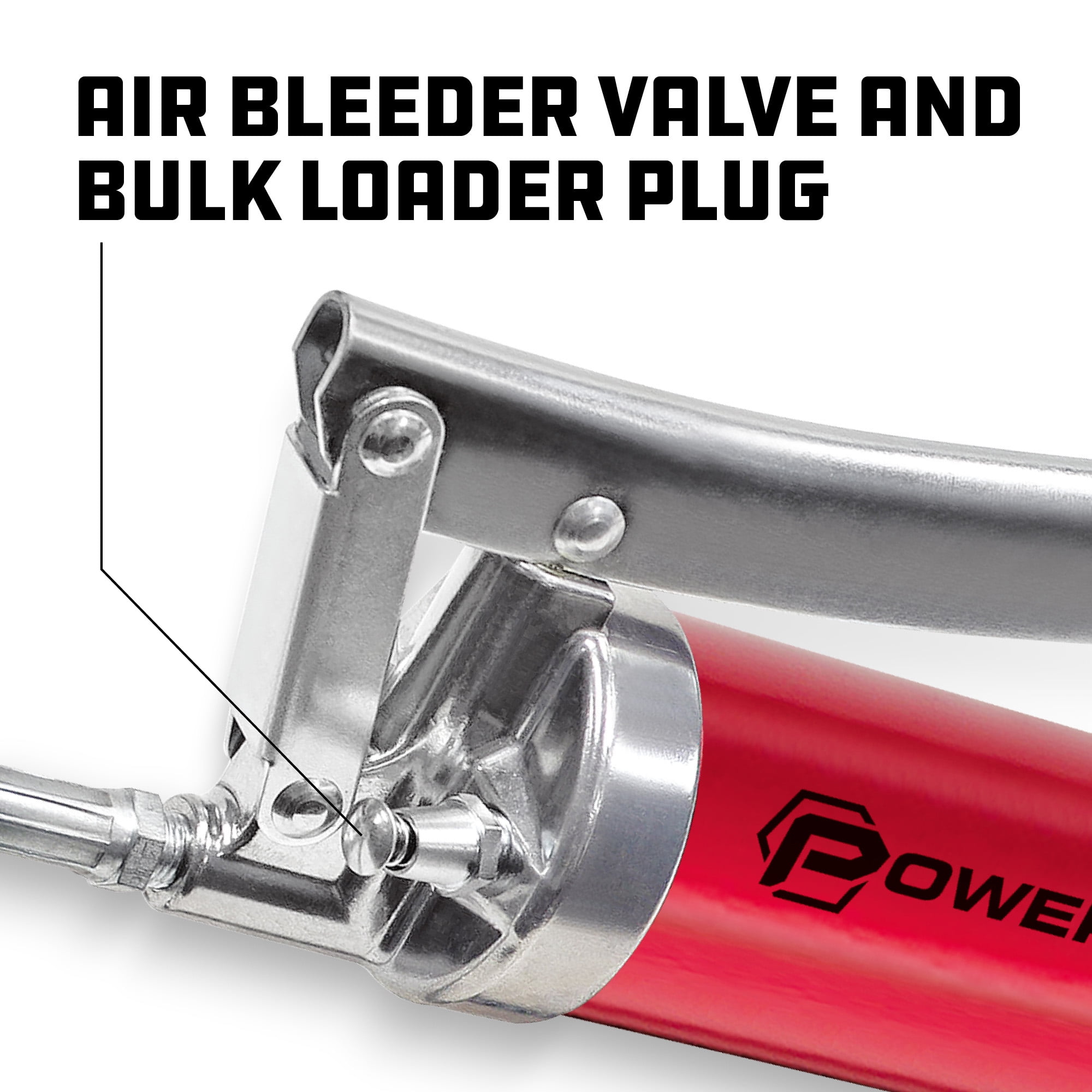 Powerbuilt 4500 PSI Anodized Lever Heavy Duty Grease Gun - 940756