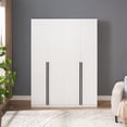 thumbnail image 2 of Lee 2-Piece Module Wardrobe 1.0 & 2.0 Closet from Engineered Wood - White, 2 of 20