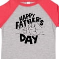thumbnail image 4 of Inktastic Happy Father's Day Parent-child Fist Bump Boys or Girls Toddler T-Shirt, 4 of 5