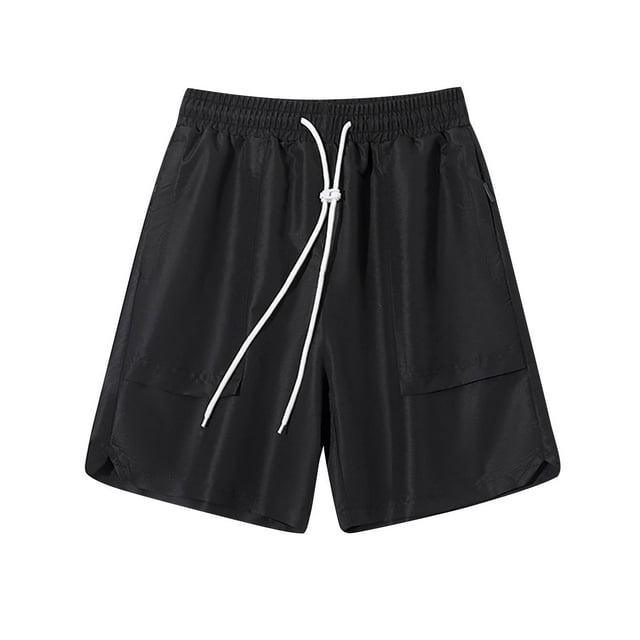 AherBiu Plus Size Mens Athletic Shorts Drawstring Quick Drying Performance Tech Loose Fitted Shorts Gym Workout Running Shorts