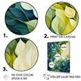 thumbnail image 3 of Designart "Collage Of Green Leaves By The River" Leaves Floater Framed Wall Art Prints, 3 of 5