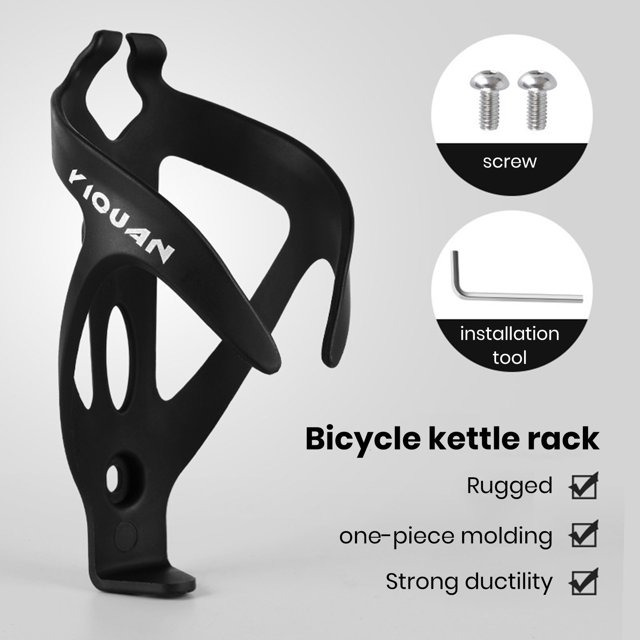 Paokuoon Water Bottle Cage Water Kettle Cage Ultra Light Bicycle Holder Smooth Stable Colorful Design Easy Install