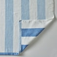 thumbnail image 6 of Better Homes & Gardens Oversized Reversible Cotton Blend Blue Cabana Striped Beach Towel, 38” x 72", 6 of 7