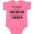 thumbnail image 3 of Inktastic My Daddy is a Firefighter and a Hero Boys or Girls Baby Bodysuit, 3 of 5