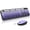 Black Purple, variant on Wireless And Mouse  2.4g Usb Retro Full Size Typewriter Cute Combo For Windows 7/8/10 Laptop Desktop Pc Computer (purple)