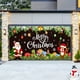thumbnail image 5 of Decoraciones navideñas, adornos navideños, regalos navideños, banderines navideños para garaje, banderas para garaje, decoración festiva para puertas, ambiente de fiesta, fondos decorativos, banderas, 5 of 6