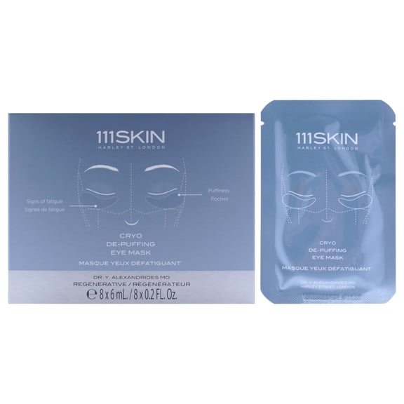 111Skin Cryo De-Puffing Eye Mask , 8 Pair Mask