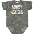 thumbnail image 3 of Inktastic I Watch Football with My Grandma Boys Baby Bodysuit, 3 of 5