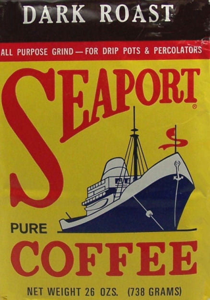Seaport Dark Roast Pure Coffee, 26 oz