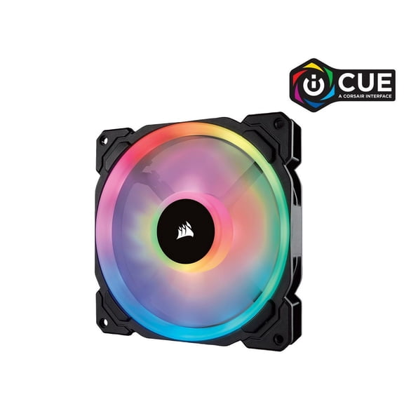 Pre-Owned Corsair LL Series CO-9050073-WW LL140 RGB, 140mm Dual Light Loop RGB LED PWM Fan, Single Pack