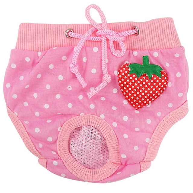 Cotton Pet Safety Pants Comfortable Dog Menstruation Pants Sanitary Physiological Pants for Cat Dog Pet (Size M)