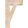 thumbnail image 3 of Ekena Millwork 5 1/2"W x 20"D x 32"H Traditional Block Smooth Bracket, Douglas Fir, 3 of 25