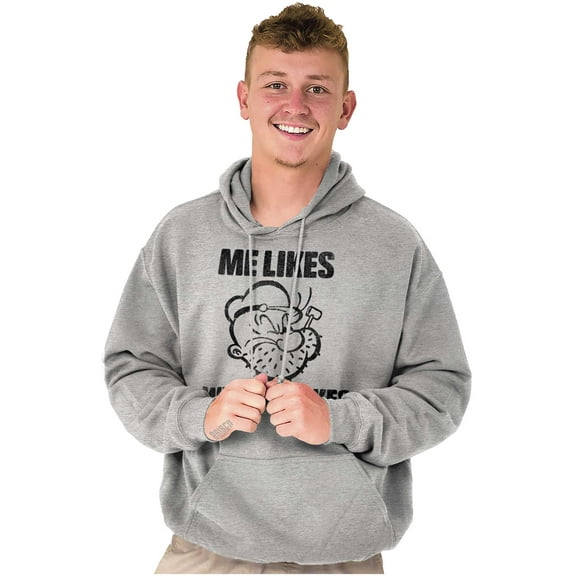 Popeye Quote What Me Likes Hoodie Sweatshirt Women Men Brisco Brands S