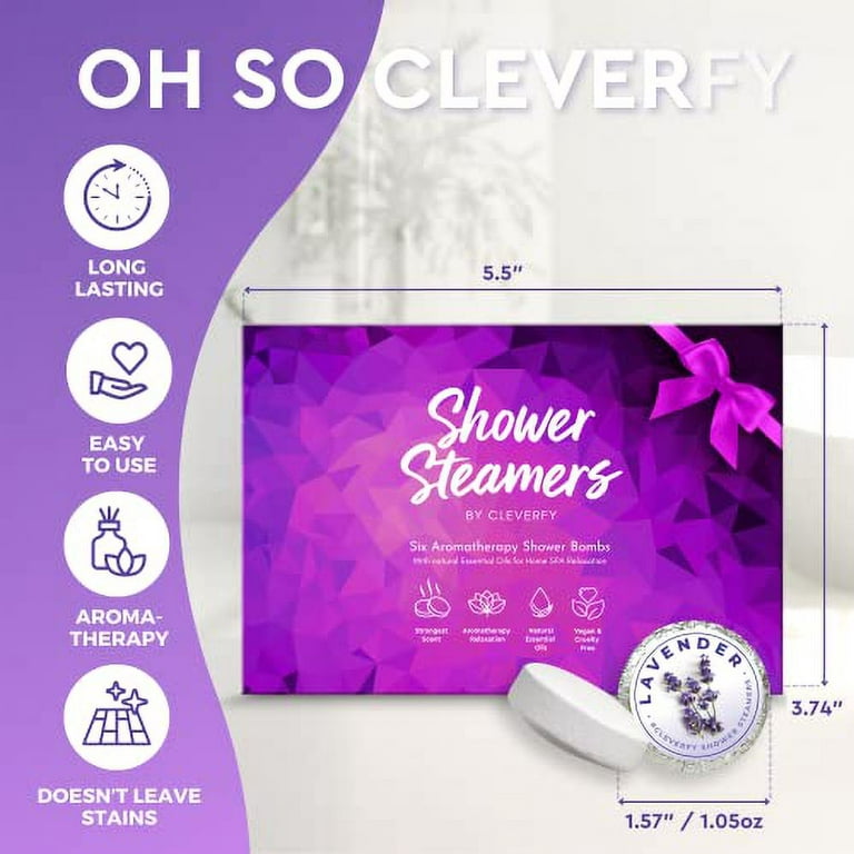 Cleverfy Shower Steamers Aromatherapy. Valentines Gifts for Women