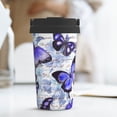 thumbnail image 6 of Goofa Butterflies for Insulated Travel Coffee Mug Spill Proof Leak Proof 16 OZCoffee Tumbler Reusable Coffee Cups with Lids Thermos for Hot and Cold Drink, 6 of 8