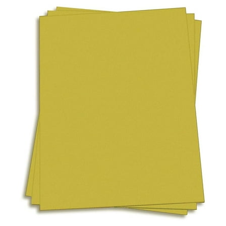 Chartreuse Paper - 8 1/2 x 11 Gmund Colors Matt 68lb Text, 25 Pack