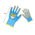 thumbnail image 6 of Ettsollp 1 Pair Kids Gardening Gloves Cartoon Pattern Wear Resistant Thorn-Proof Puncture-Resistant Snug Fit Non-Slip Rubber Work Gloves, 6 of 7