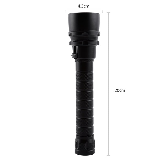 Luz De Buceo, Linterna Subacuática De 2000 LM Antorcha De Buceo Con Correa De Mano Para Especialmente Diseñada Para Buceo