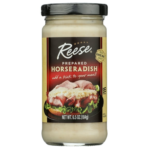 Pack of 12, Reese Prepared Horseradish, 6.5 oz