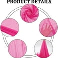 thumbnail image 5 of 1pc Polyester Mesh Fabric for Mosquito Net & Clothing Accessories Deep Pink 1600x1000x0.1mm, 5 of 9