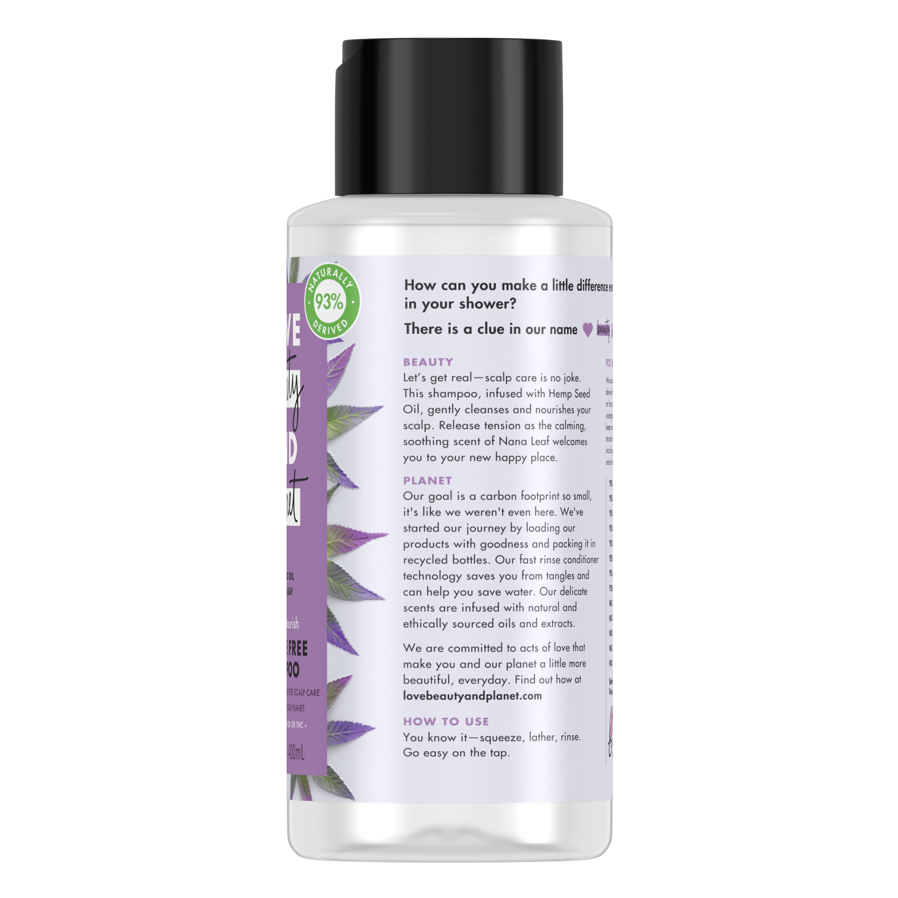 Love Beauty and Planet Soothe & Nourish Sulphate Free Shampoo 13.5 fl oz - image 4 of 7