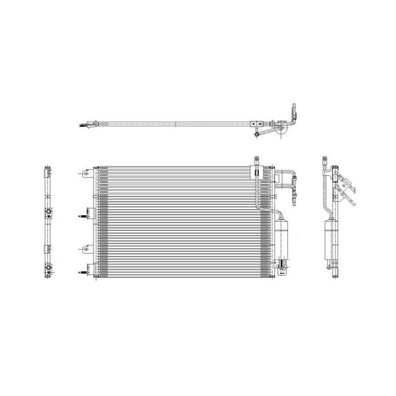 A/C Condenser Fits 1969 Chevrolet Biscayne