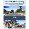 thumbnail image 2 of Dash Cam AZDOME M550 Max 4K+1080P+2.5K de 3 canales con GPS de 64 GB, 2 of 9