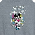 thumbnail image 3 of Disney - Never Give Up - Women's Racerback Tank Top, 3 of 5