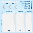 thumbnail image 4 of MesaSe 10 Pcs Ruban Anti-Rayures pour Chat Transparent PVC Anti-Rayures pour Meubles Invisible Auto-Adhésif Résistant pour Lit Canapé Porte Chaises 17 x 6/, 4 of 10