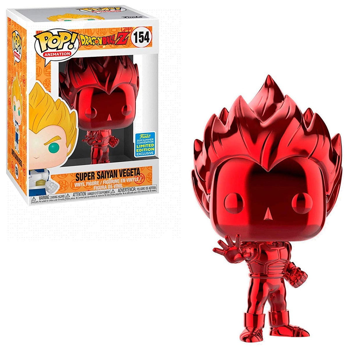 Dragon Ball Funko POP! Animation Super Saiyan Vegeta Vinyl Figure - Walmart.com - Walmart.com