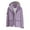 Purple, variant on Women's Lightweight Winter Coat Thickened Medium Length Hooded Slim Zipper Sweater