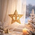 thumbnail image 4 of Christmas Tree Ornament Metal Hanging Craft Xmas Gifts Tree Hanging Craft Collectible DIY Pendant for Home Party Decor Personalized Holiday Gift for Xmas Tree, 4 of 6