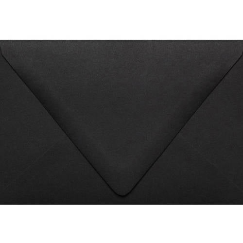 A4 Contour Flap Envelopes (4 1/4 x 6 1/4) Midnight Black (250 Qty