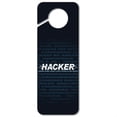 thumbnail image 1 of Hacker Binary Code Geek Nerd Plastic Door Knob Hanger Sign, 1 of 6