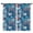 Blue Soccer Elements, variant on Blackout Kids Curtains,Football Helmets and Balls Pattern Childrens Insulated Curtains Set Of 2,Bedroom Essentials,Toddler Room Decor 42"x54"