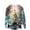 Multicolor-E, variant on Women's Pullover Sweatshirt Round Neck Multicolor Christmas Long Sleeve Cardigan Printed Button Solid Color Knit Top Coat Up to 65% off!