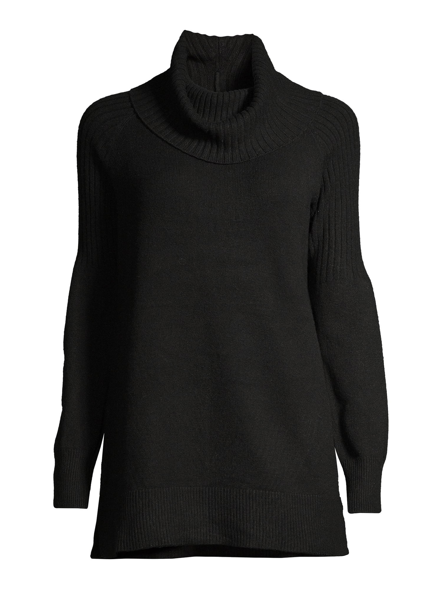 Time and Tru Women's Cowl Neck Tunic Sweater