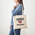 thumbnail image 3 of CafePress - German Shepherd Grandma Tote Bag - Unisex Canvas Tote Bag, Beige, 1-Piece, 3 of 6